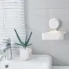 Set di accessori per il bagno Scarico a ventosa Custodia per doccia Piatto da parete Supporto per vassoio portaoggetti vuoto da bagno