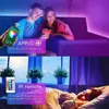 LED -remsor 20 m LED -remsor Infraröd kontroll Neon Ice Lights TV Backlight Room Decor SMD5050 USB Bedroom Decoration 1m 2M 3M 4M 5M LUCES LED P230315