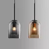 Pendellampor post moderna glasbelysningar nordisk restaurang hängande sovrum sovrum upphängning ljus fixtur bar kaffe heminredning