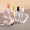 Storage Bottles Pink Lip Gloss Bottle 5ml Glaze Tubes Empty Lipgloss Tube Packaging Material Makeup DIY