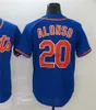 23 Javier Baez Baseball 48 Jacob DeGrom 20 Pete AlonsoBlankl 2023 Szygowane koszulki Mężczyźni Men Youth Size S-XXXL