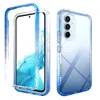 Clear Full Body 2 in 1 beschermende hoesjes Shockproof Hard PC Shell Soft TPU Bumper Cover Case voor Samsung Galaxy A14 5G A34 A54 A04 A02 A04S