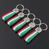 100 pc's /lot sleutelring geschikt voor Abarth Fiat 500 Keyring keyfob sleutelhanger