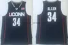 NCAA Connecticut Huskies Basketball Jerseys College Ray 34 Allen Jesus Shuttlesworth Lincoln High School Uconn Huskies Kemba 15 Walker Jersey