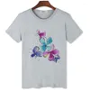 T-shirts pour hommes BGtomate fleurs colorées beau T-shirt Style chinois classique été T-shirt hommes personnalité hauts à la mode