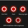 Rechargeable Bike Rear LED Tail Lights Safety Warning Light Night Lamp Multi Lighting Modes For Road Mtb Seatpost