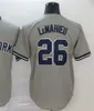 26 DJ Lemahieu Baseball Jersey 27 Giancarlo Stanton 45 Gerrit Cole Blank2023ステッチジャージーメンズユースサイズs  -  xxxl