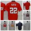 2023 New Baseball Jersey 22 Juan Soto Maillots vierges Hommes Femmes Jeunesse Taille S - XXXL