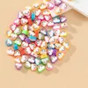 Perline sciolte per braccialetti che realizzano gioielli di moda in argilla polimerica Nuvola arcobaleno Collana color caramella Kit fai da te Perline artigianali per bambini
