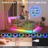 LED Strips USB TUYA LED Strip Light Smart WiFi RGBIC DREAMCOLOR LED STRIP 5V WS2812B Light Light Support Alexa Google for Home P230315