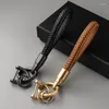 Keychains Handmade Quality Leather Diy Keychain Keyring Bag Charm Handbag Pendant Jewelry Accessories Boyfriend Gift Porte Clef Online