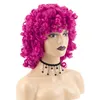 Wig Female Fashion Fluffy Curl Chemical Fiber High Temperature Head Cover Wgs