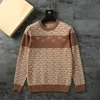 Erkek Sweaters Tasarımcı Erkek Kazak Mektup Nakış Kış Sonbahar Sweatshirt Mürettebat Erkekler Uzun Kazak V99y chhp