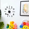 Wanduhren Acryl 3D dekorative Paste DIY Uhr Schlafzimmer Wohnzimmer Spiegel ruhig