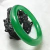 Armreif Vintage chinesisches natürliches grünes Stein-Edelstein-Armband