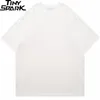 Mens Magliette 2023 Uomini Maglietta Hip Hop Streetwear SOS Graphic T Shirt Estate Manica Corta Maglietta Harajuku Supera i t Cotone Bianco 230317