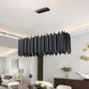 Lampes suspendues lustre de plafond moderne en acier inoxydable éclairage suspendu G9 ampoules LED meubles de maison lumières décoratives intérieures