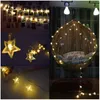 Christmas Decorations 6M LED Star String Warm Lamp Fairy Light Holiday Wedding Party For Tree Decoration Ornament SU34