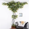 Decoratieve bloemen Dead Vine Simulatie False Plant Grape Leaf Wending achtergrond Pography Diy Family Office Wedding Decoratie