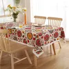 Table Cloth Bohemian Sunflower Lace Flowers Printed Cover Towel Kitchen Dining Coffee Tea Tablecloth Party Home Decor