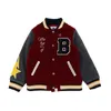 23ss Mens jackets Baseball varsity jacket letter stitching embroidery autumn and winter men loose causal outwear coats