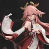 Anime manga 25cm mihoyo genshin Impact yae miko pvc akcja figura anime seksowna figura modelu zabawki kolekcja lalki Z0317