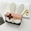 Limited Edition Women Key Wallet Cartoon Animal Letter Unisex Keychain Earphone Bags Women and Men Rabbit Panda Fox Bags Totes Keyring Pendant Accessories Gift