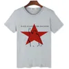 Męskie koszulki Bgtomato Red Stars Cool T-shirt Super Hip Hop for Men Tshirt Design Summer Tops Tees