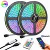 LED -strips 10m LED -lamp met RGB Infrarood Bluetooth -controller Woonkamerlamp met verlichtingssfeer LED -lampband wordt gebruikt voor TV Backl P230315