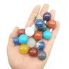 Figurine decorative 1PC Colore diverso Naturale Blu Lapislazzuli Agata Cristallo Quarzo Chiaro Pietra Sfera Sfere 20mm Per Reiki Healing