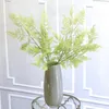 Fiori decorativi Piante artificiali Viti Cespugli di felce Pianta appesa Edera Vegetazione Vite Home Office Decor Floccaggio Foglia Fiore El Decorazione