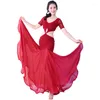 Stage Draag Women Belly Dance One Piece Dress Sexy Oriental Suit Group Training Performance Kostuums Mesh Fairy Sequins Rok