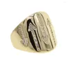 Bröllopsringar CZ Arrow Gold Engagement for Women Storlek 6 7 8 9 Vintage Fashion Finger Ring Smycken