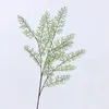 Decorative Flowers Artificial Plants Vines Fern Bushes Hanging Plant Ivy Greenery Vine Home Office Decor Flocking Leaf Flower El Decoration