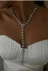 Hanger kettingen Bling Rhinestone Big Cross Choker ketting diner sieraden voor vrouwen kristal charme y vorm kraag lichaam