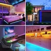 Strisce a LED Luci a strisce a LED Strips LED LAMPAGGIO Bluetooth DC24V Telefono Controllo dell'app TV Backlight RGB 5050 Decorazione per feste da letto Lucine LED P230315