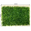 Fleurs décoratives Simulation pelouse tapis tapis de sol herbe verte artificielle carré en plastique plante maison mur décoration rouleau