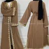 Vêtements ethniques femmes africaines Abayas turquie caftan broderie musulman prière Cardigan vêtements pur Caftan soirée moyen-orient robe islamique