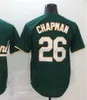 26 Matt Chapman 야구 저지 스티치 2023 New Jerseys 남자 여자 청소년 크기 s- xxxl