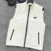 Hommes Gilets Designer Mode Hommes Coupe-Vent Veste Broderie Zip Nylon Trench-Coat Sport Mince s xxxl 4xl 5xl JOXF