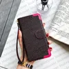 iPhone 케이스 용 Apple Phone 14 Pro Max 13 12 11 XS XR X 8 15 Plus Shell Fashion Leather Back Cover 디자이너 금속 편지 플립 지갑 케이스