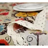 Table Cloth Bohemian Sunflower Lace Flowers Printed Cover Towel Kitchen Dining Coffee Tea Tablecloth Party Home Decor