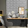 Bakgrundsbilder Faux Leather Peel och Stick Wallpaper Leopard Självhäftande hylllådor Foder Fukt Proof PVC Mat Wall Sticker 40x250cm