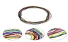Cinture 10 pezzi bikini estivo elastico multicolor perline catena della vita della pancia donne bohemien africano a strati gioielli da spiaggia coloratiB8036636