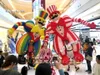 Parade Performance Marche Gonflable Clown Marionnette 3.5 m Mobile Cartoon Figure Blow Up Droll Costume Pour Cirque Show