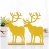 NIEUWE HOME Decor Items Metal 2 pc's/Set Hollow Desktop Organizer Booken Book Ends Support Stand Holder Shelf Bookrack Home Office Accessoires