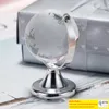 Härlig Crystal Globe Paperweight Party Crystal Wedding Favors Giveaway Gift till Guest DHL FedEx Fast Shipping