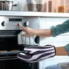 Mitaines de four Gants de cuisine Isolation Motif léopard Pad Cuisson Micro-ondes Cuisson BBQ Maniques Manique PadOven