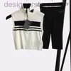 Женские спортивные костюмы Дизайнерская женская спортивная одежда 2 куска Set2022 Классическая высокая качественная воротничка Мужчина и женщины, управляющие 5HZY ED5K