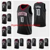 Men Guarrison Mathews Tyler Bey Daniel Theis Josh Christopher Danuel House Jr. D.J. Augustin Eric Gordon Basquete Black Declaração Jersey